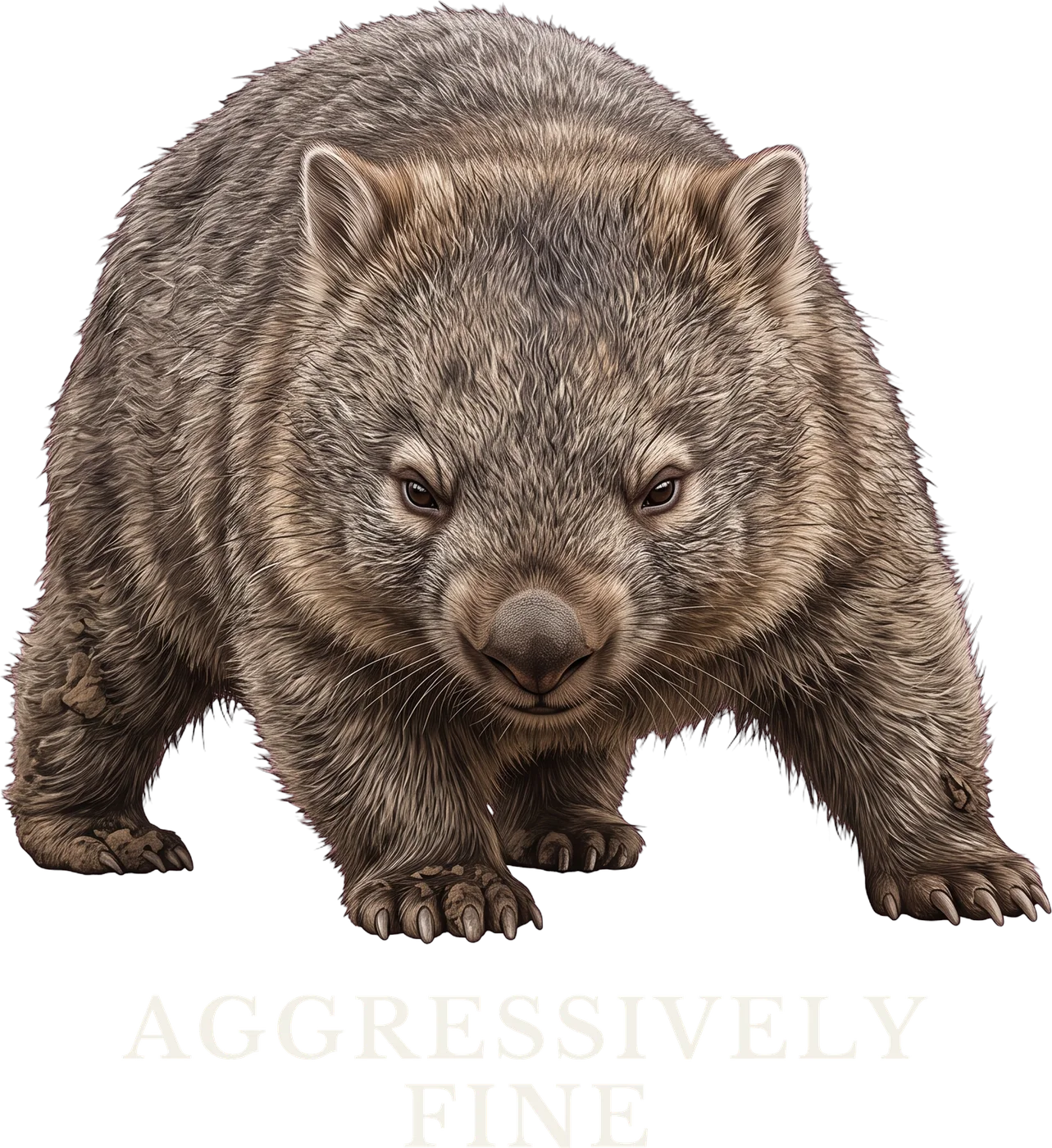 Aggressively Fine Wombat design