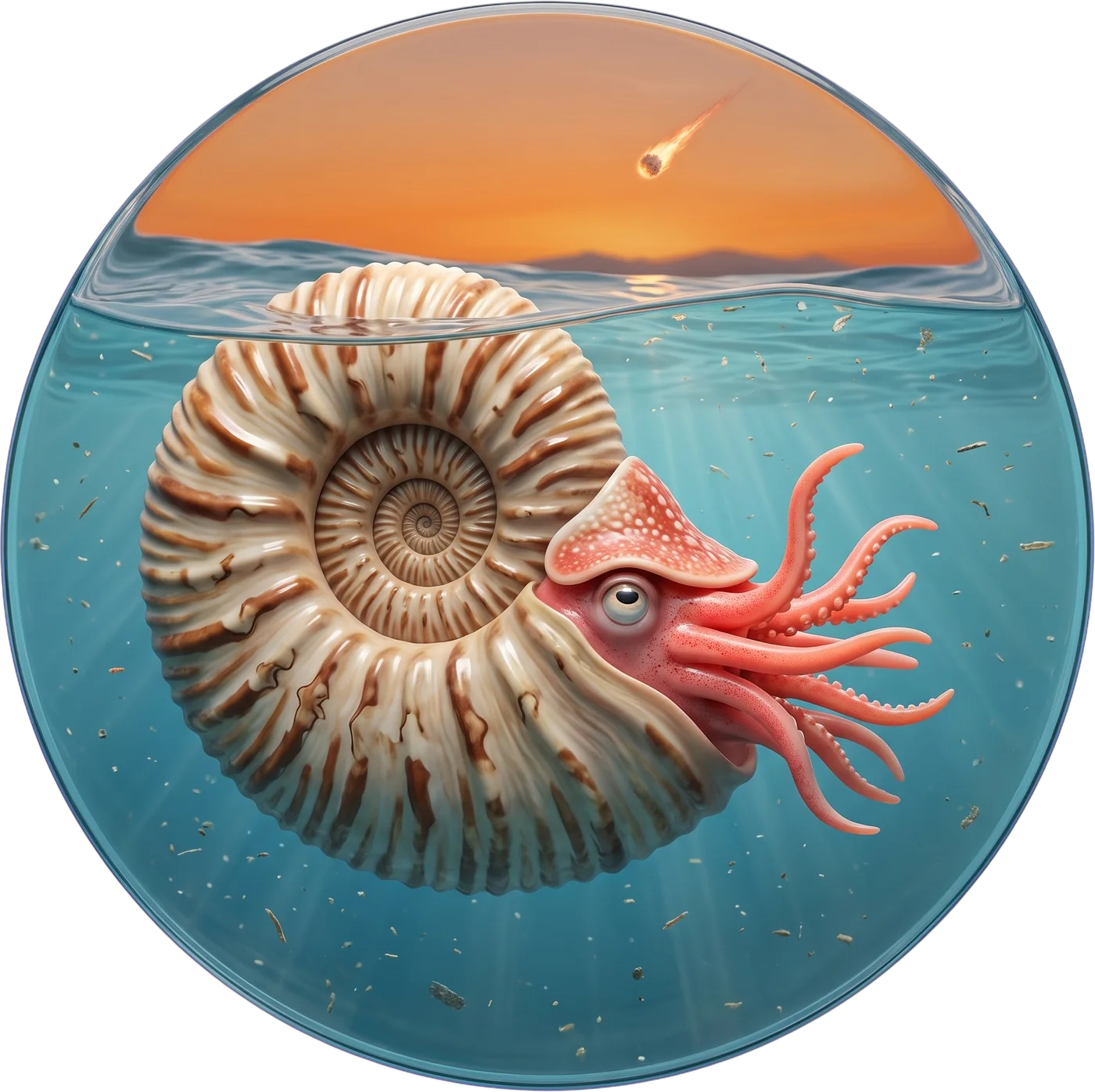 Last of Its Kind Ammonite design