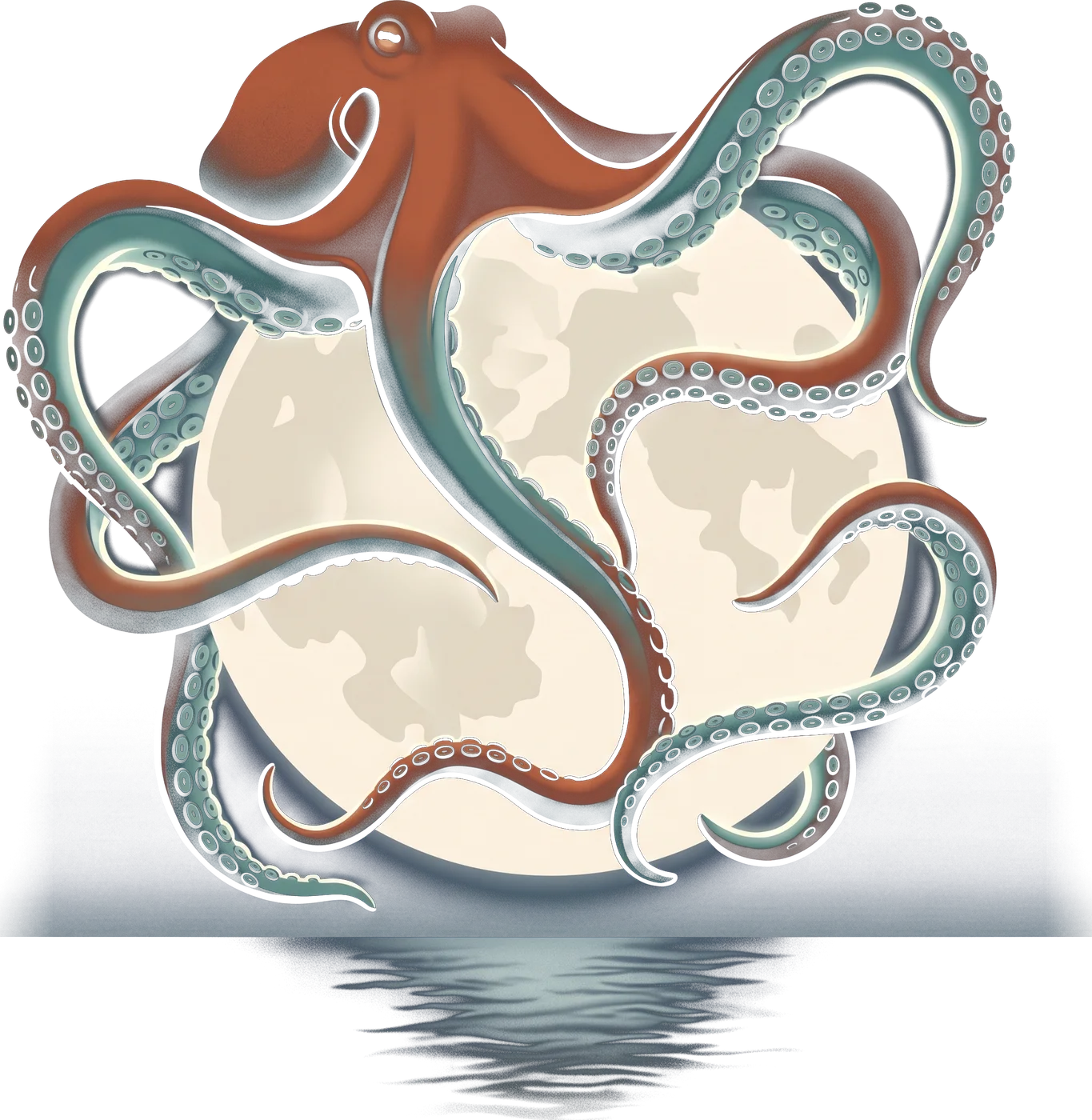 Octopus Moon design