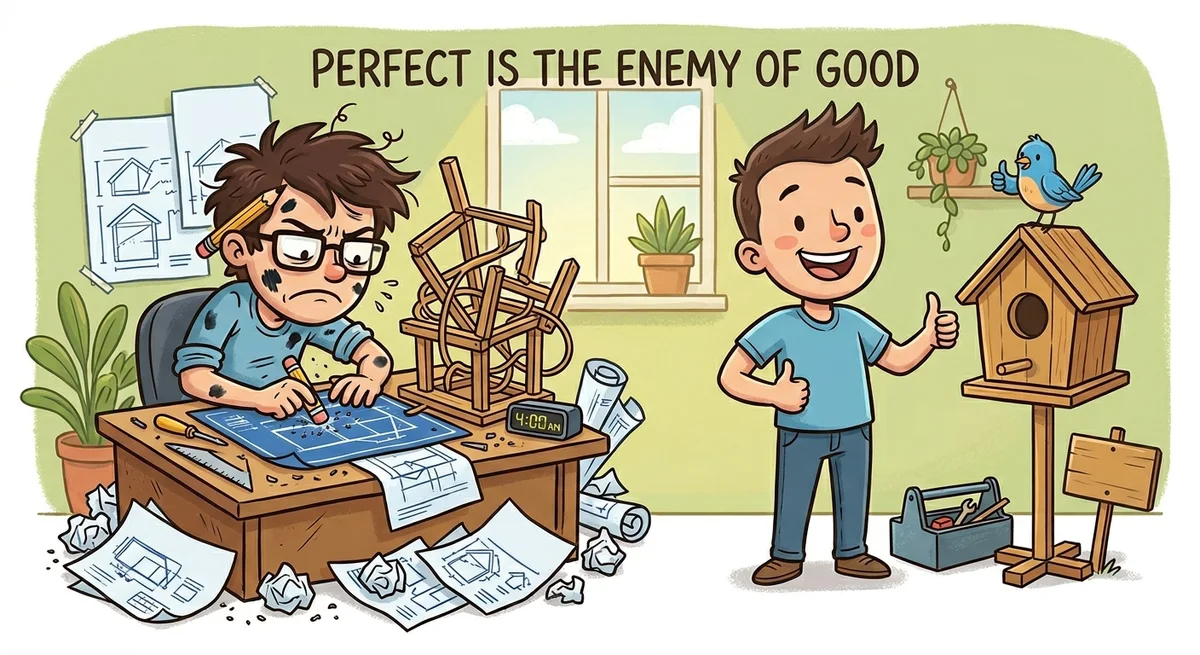 Perfect Is the Enemy of Good design