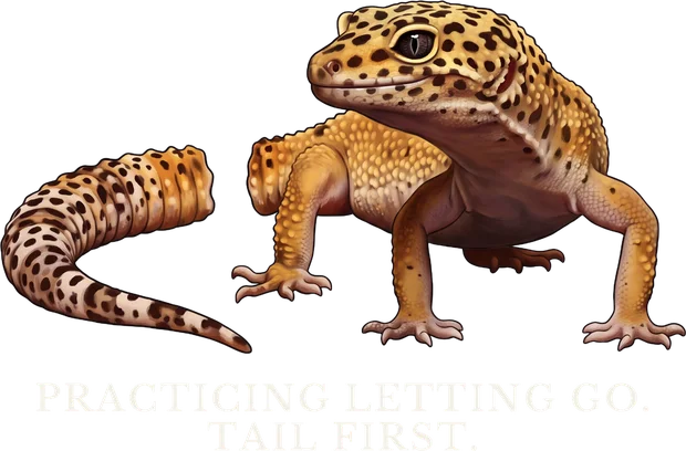 Practicing Letting Go Gecko